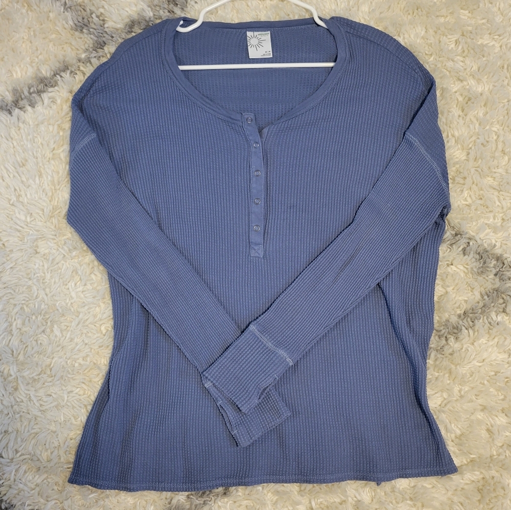 Aerie/offline waffle long sleeve